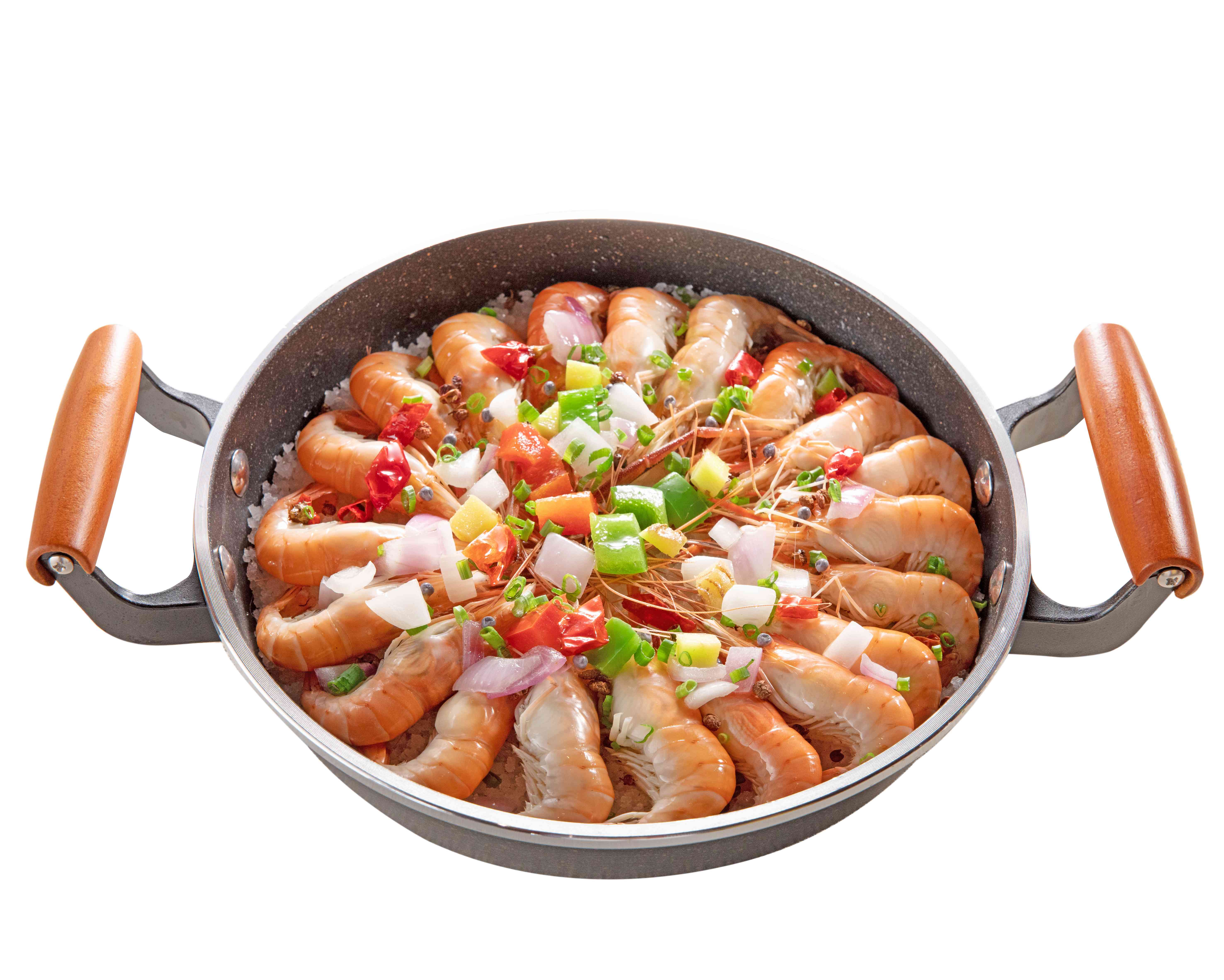 盐火局罗氏虾-莆田菜-高清图片