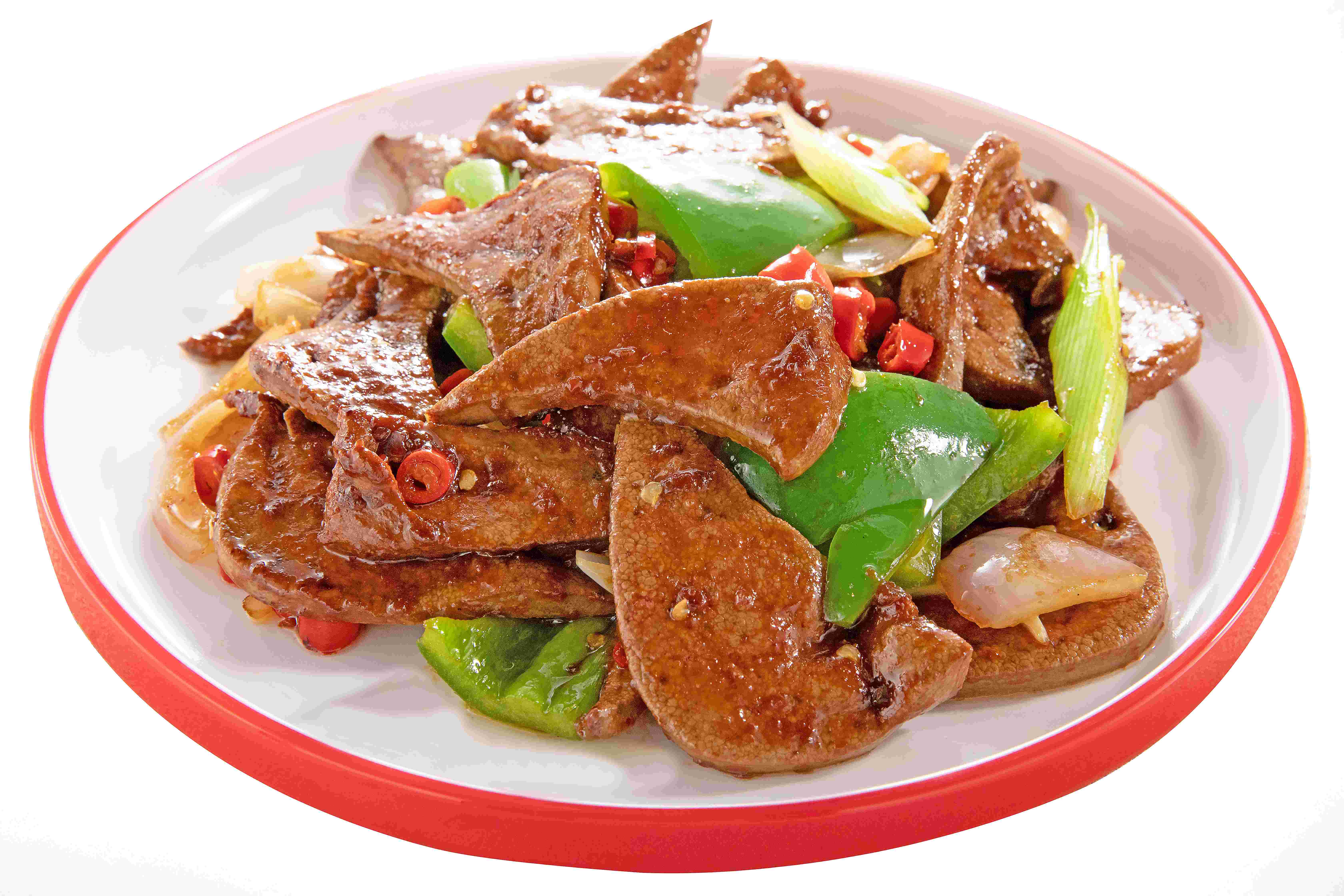 炒猪肝-莆田菜高清图片-宵呵呵餐厅