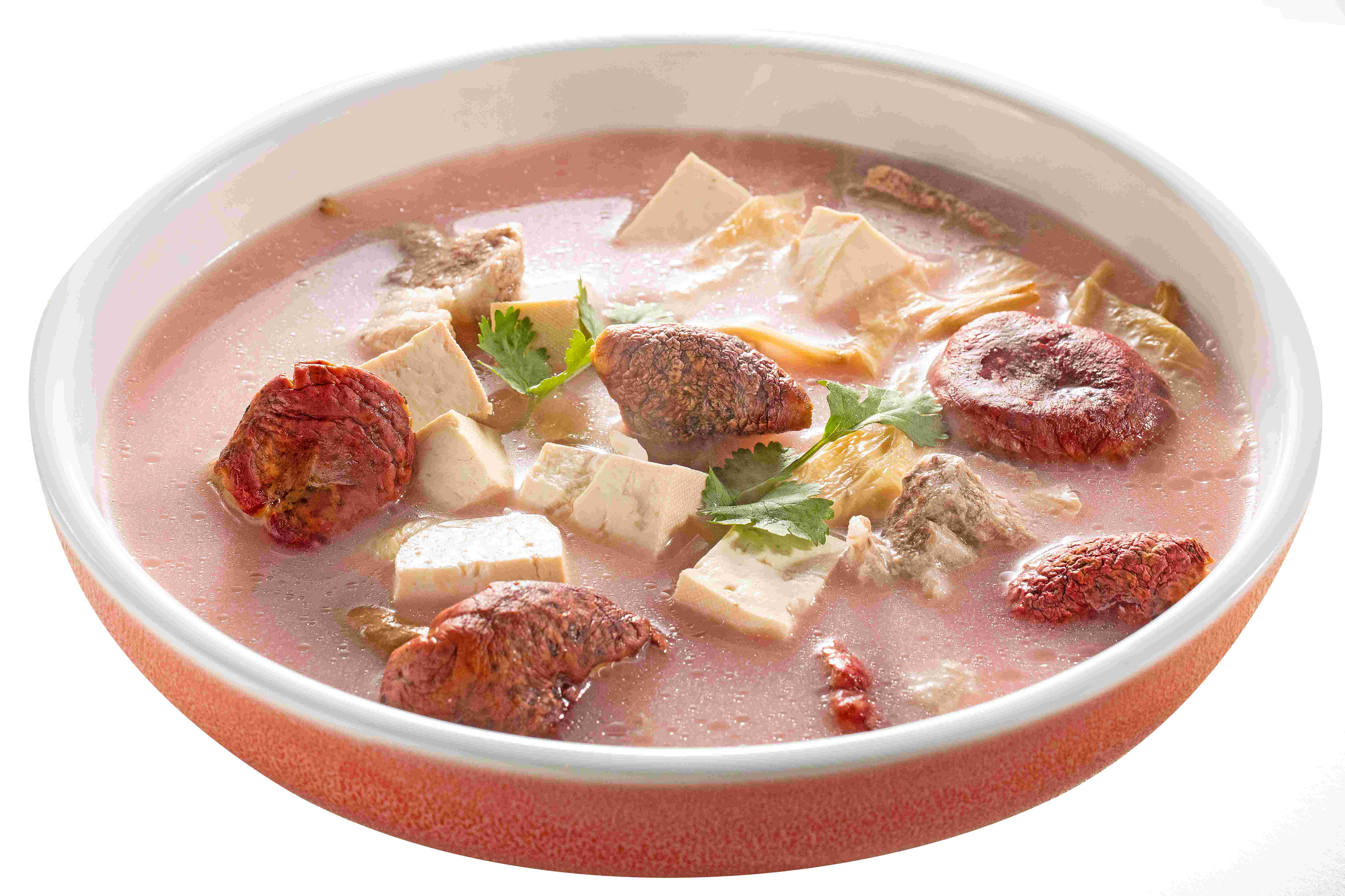 红菇豆腐汤-莆田特色菜之一-莆田菜高清图片-宵呵呵版权所有